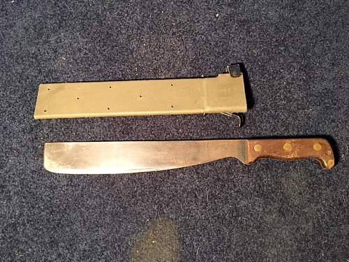 Strange US/Australian machete