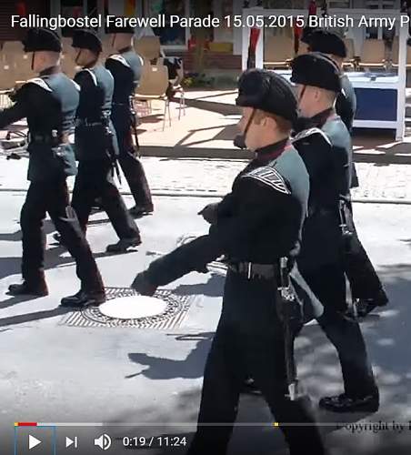 Patt 1907 bayonet being carried in 2015