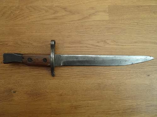 Canadian Ross Bayonet