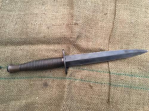 3rd pattern F/S fighting knife.