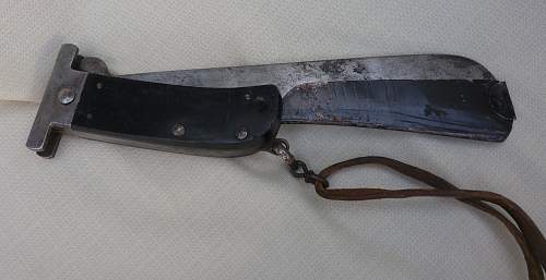 1945 British Survival Folding Machete