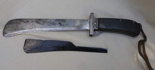 1945 British Survival Folding Machete