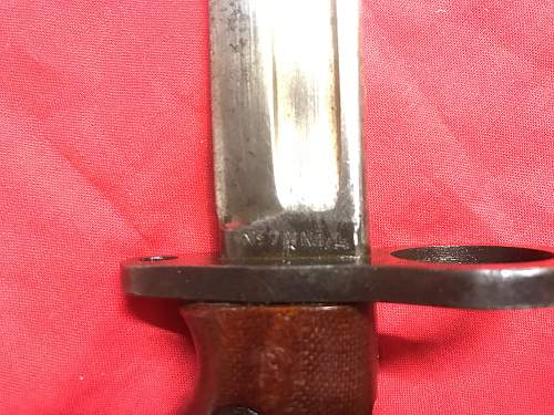 British No7 Mk1 Bayonet