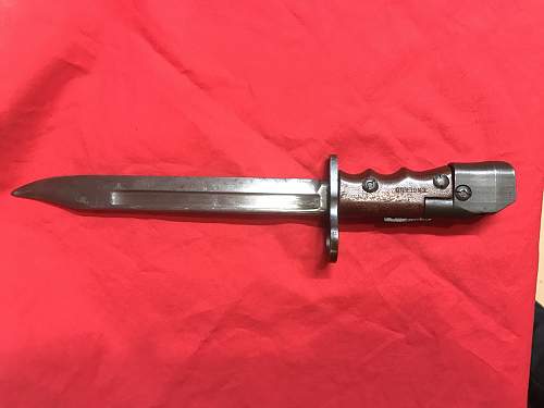 British No7 Mk1 Bayonet