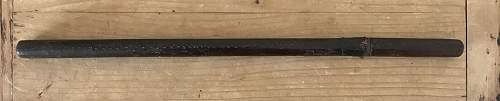 Swagger stick with concealed blade
