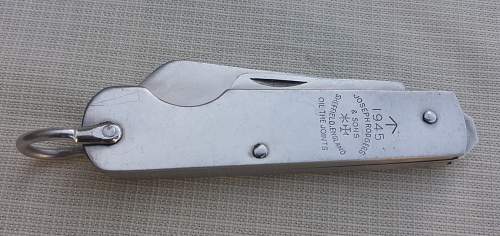 1945 &quot;Burma&quot; infantry clasp knife.