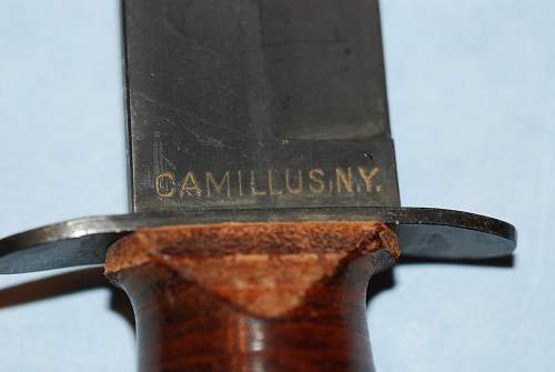 WWII US Mark 2 Camillus Rare First Design