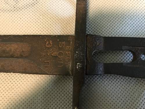 Unknown US Bayonet from 1943