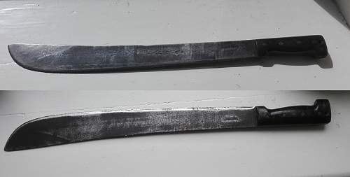 British 44 pattern 1945 dated machete