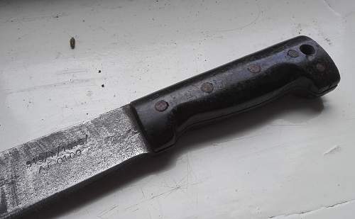 British 44 pattern 1945 dated machete
