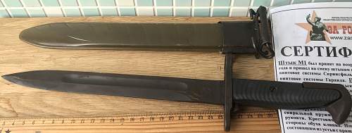 M1 Bayonet Military Knife
