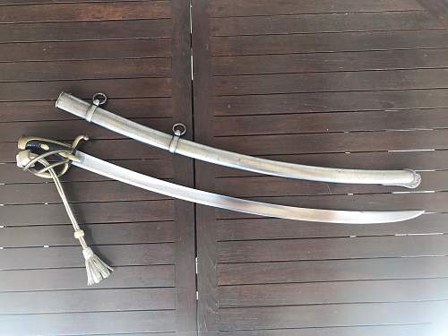 Napoleonic cavalry saber year XI  model 1802