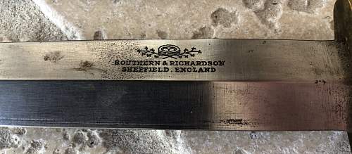English Southern &amp; Richardson fighting knife...