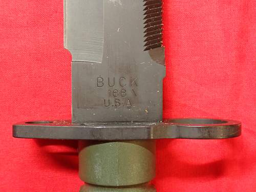 US M9 Buck 188 Bayonet Help Please