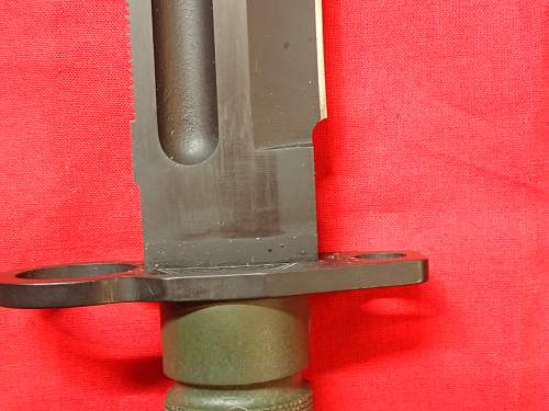 US M9 Buck 188 Bayonet Help Please