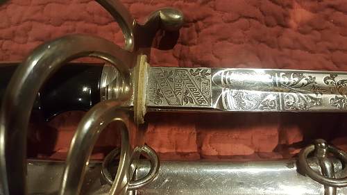 Pettibone Bros 1902 sword looking for rough year of manufacture