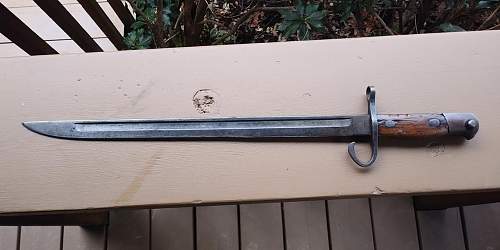 Arisaka Bayonet from England?