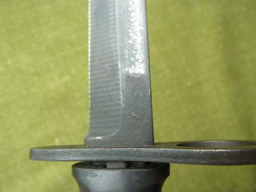 Bayonet M7 - Vietnam Era - &quot;Delta Pig Sticker&quot;