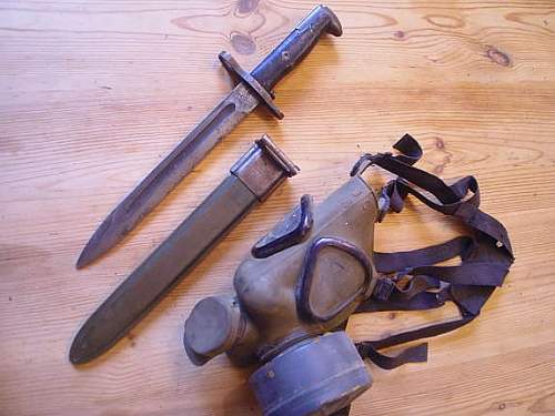M1 Garand bayonet with markings,but no year of production?  WW2 or not?