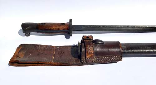 Lithgow Pattern 1907 bayonet, 1916 made.