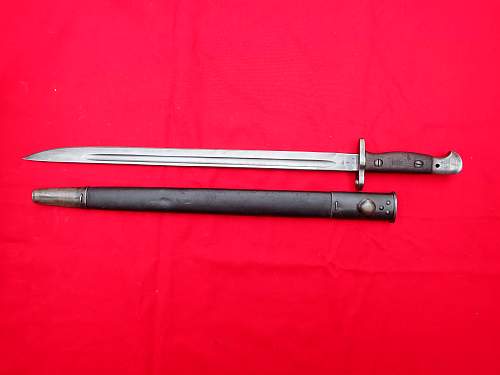 British Pattern 1907 Bayonet w/o Hook Questions