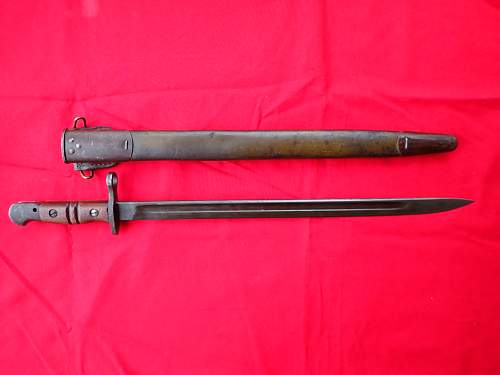 US M1917 Bayonet, Winchester 1 Pattern Scabbard