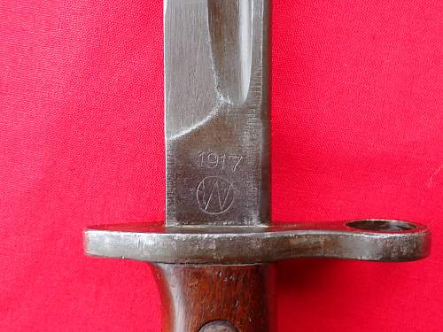 US M1917 Bayonet, Winchester 1 Pattern Scabbard
