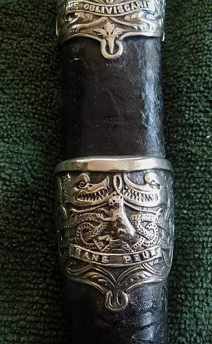 Argyll and Sutherland Highlanders officers highland dirk.