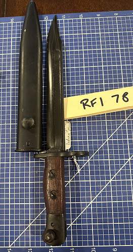 British No.5 MkII Bayonet - W.S.C