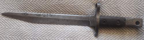 1917 Ross Rifle Bayonet