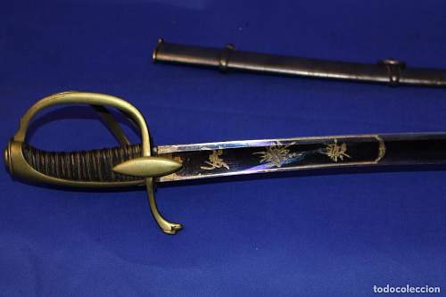 Napoleonic 1st Empire sword model IX by Pierre Giullame