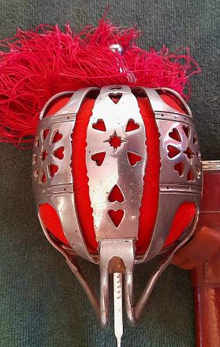 1828 Pattern Basket Hilted Highland Officers Sword - Royal Scots Fusilier