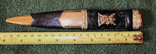 Seaforth Highlanders sgian dubh