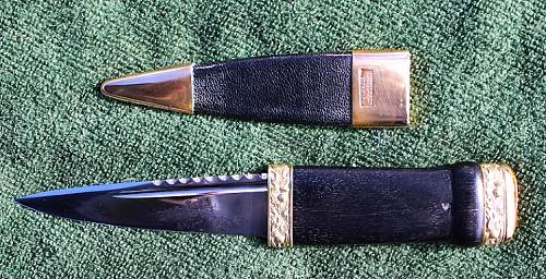 Seaforth Highlanders sgian dubh