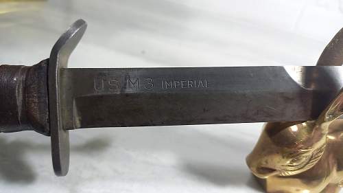 Does this M3 Imperial blade marked look dodgy?