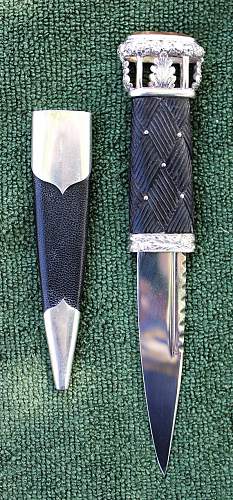 Gordon Highlanders Sgian Dubh 1980 marked