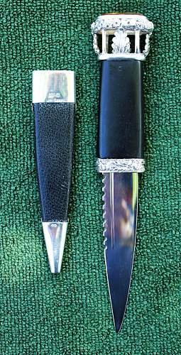 Gordon Highlanders Sgian Dubh 1980 marked