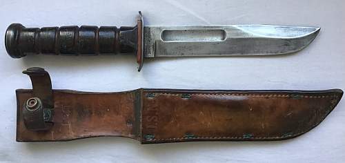 Three Robeson USN MK2 knives