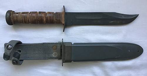 Three Robeson USN MK2 knives