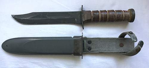 Three Robeson USN MK2 knives