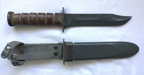 Three Robeson USN MK2 knives