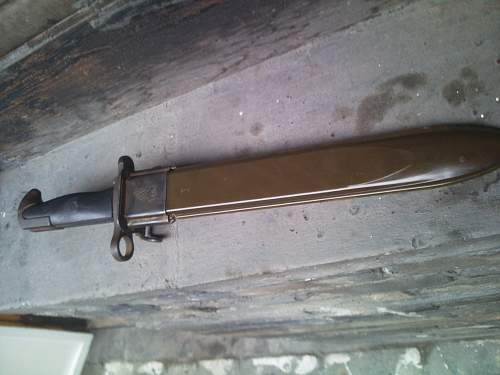 US m1 AFH 1942 Bayonet