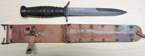 US M3 Fighting Knife in M6 Scabbard