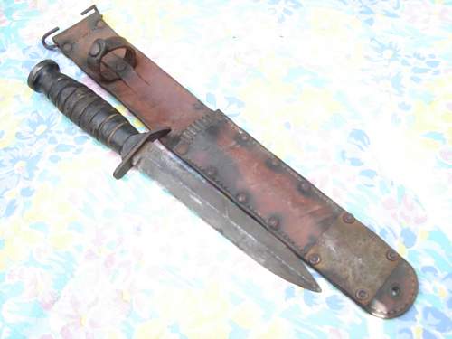 US M3 Fighting Knife in M6 Scabbard