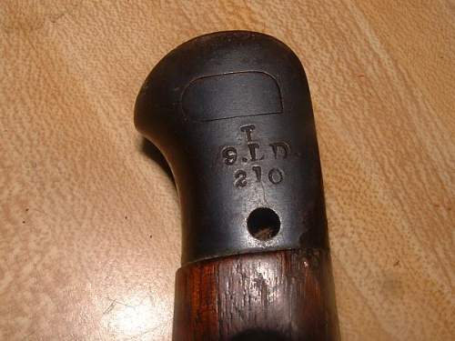 Regimental Markings On 1907 Bayonet