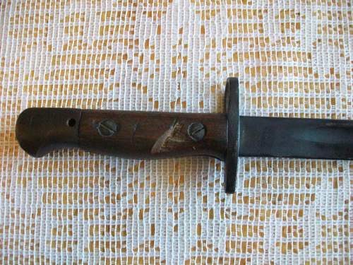 Help identifying a Bayonet?