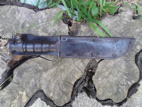 My new Camilus N.Y.  Ka-Bar Bowie Knife