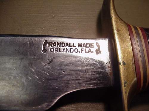 Named Randall made US knife