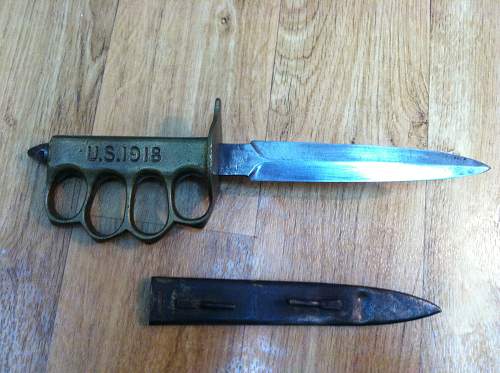 WWII/WWI Trench Knife by Au Lion