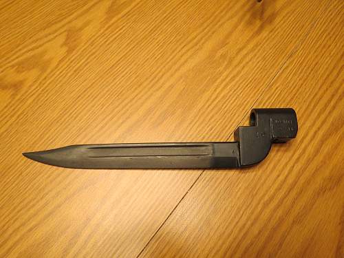 Help identifying a Bayonet?